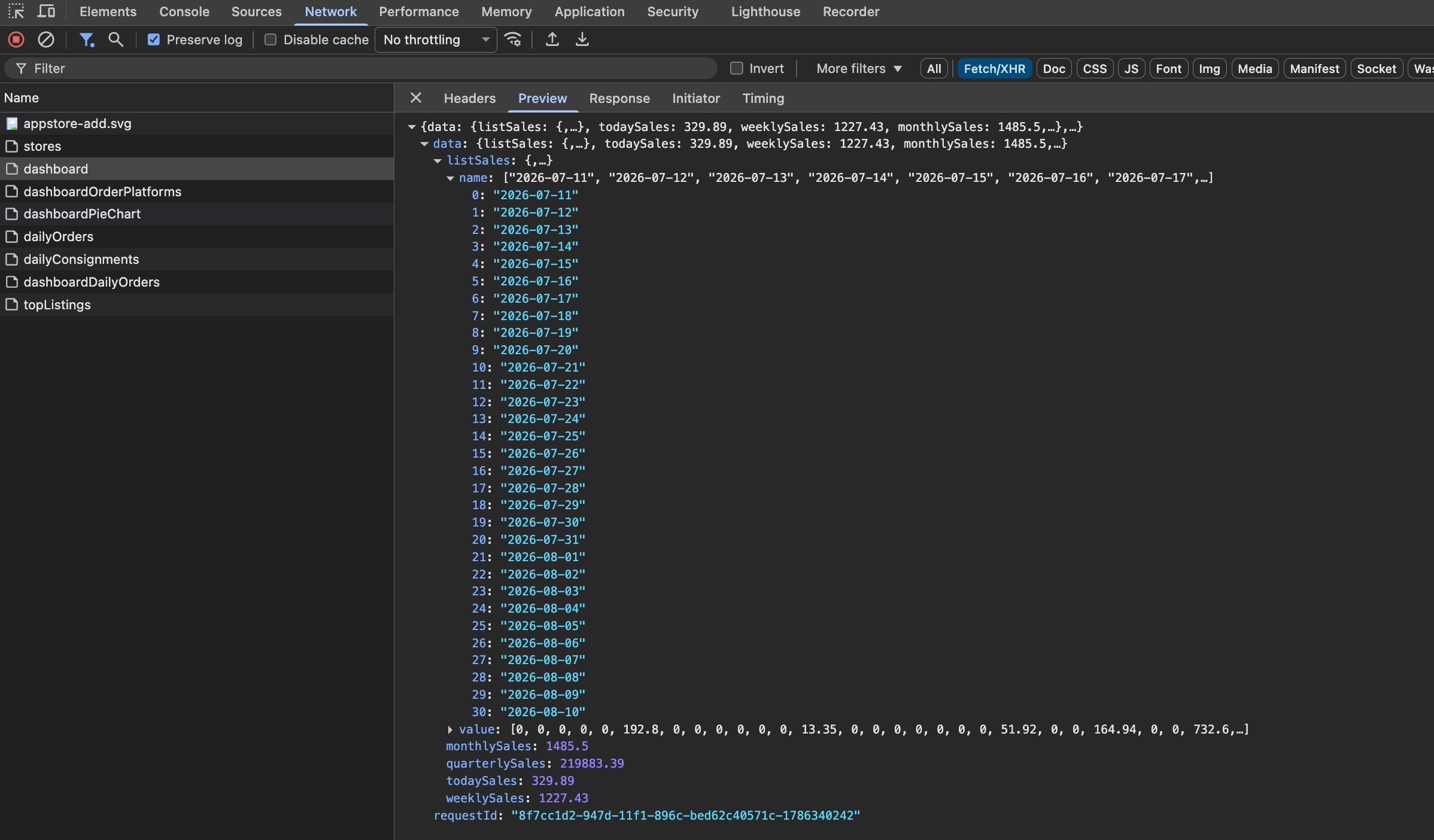 lofko /v3/storefront/overview